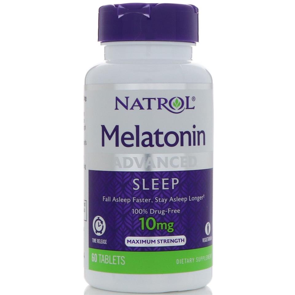 Melatonina Natrol 10 mg Time Release 60 comprimidos
