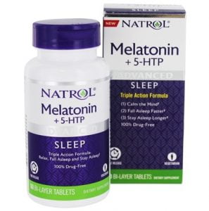 Melatonina + 5 HTP Natrol 60 comp