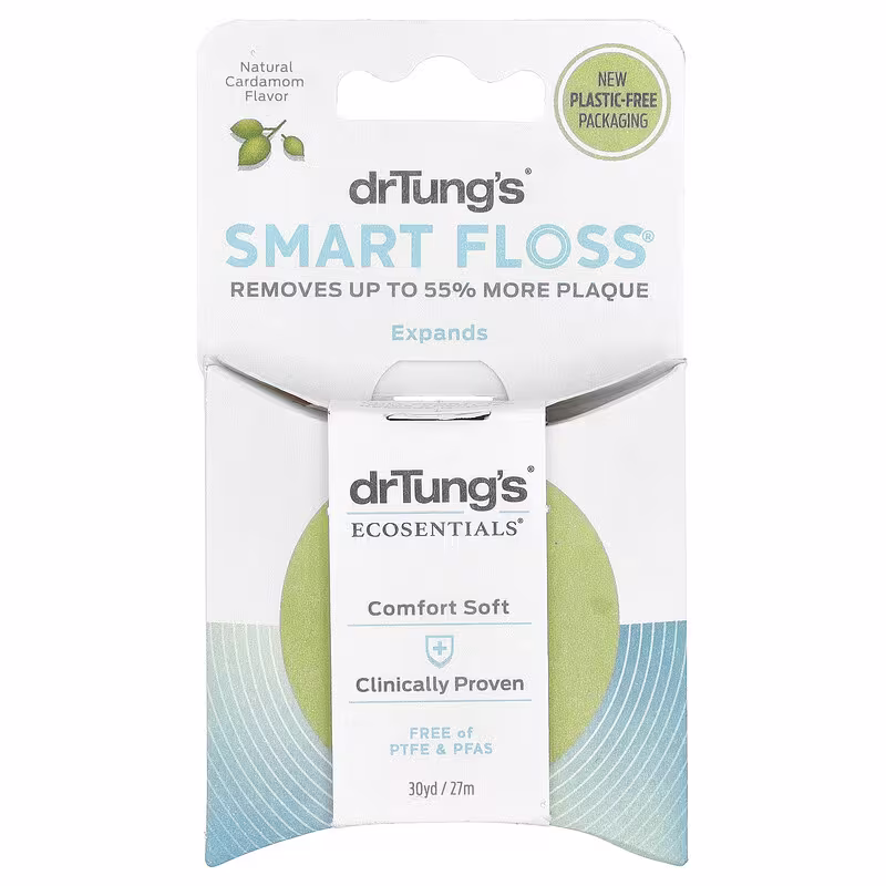 Fil dental Dr. Tung’s Smart Floss Cardamom Natural 27 m