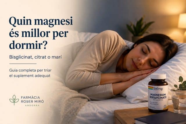 Magnesi per dormir millor