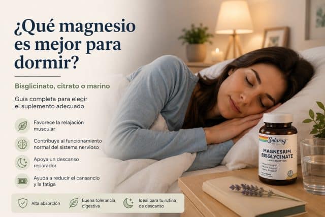 Magnesio para dormir mejor