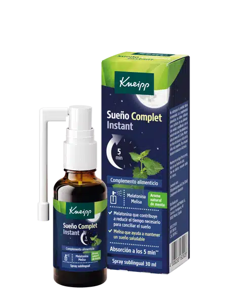Sueño Complet Instant 1 Sueño Complet Instant Spray 30 ml amb melatonina i melissa per afavorir el son i la relaxació